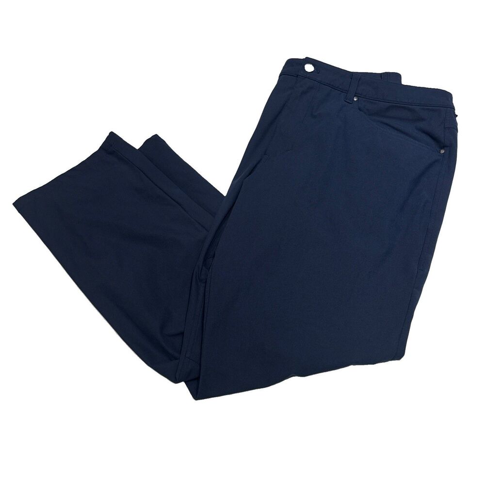 Lululemon Men’s ABC Classic Fit Pant Size 39x29 Navy Blue Great Condition